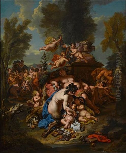 Bacchanalia by Jacob Ignatius Roore