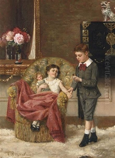 The Young Doctor Oil Painting by Albert Roosenboom