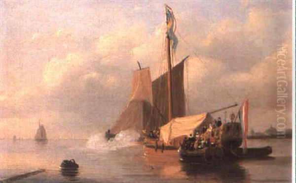 The Salute Oil Painting by Nicolaas Johannes Roosenboom