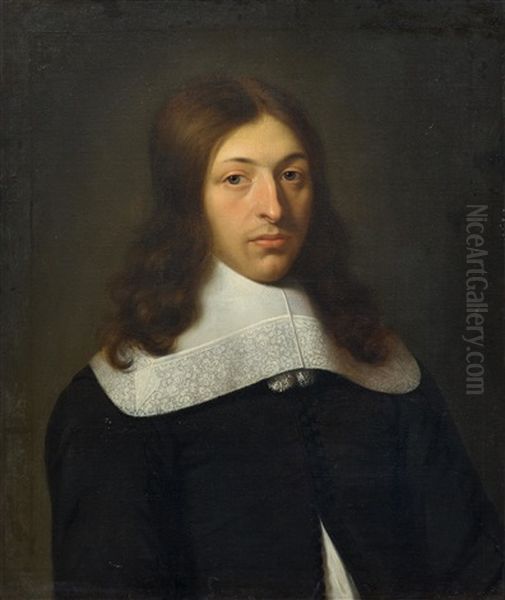 Portrait Of A Nobleman Oil Painting by Jan Albertsz Rootius