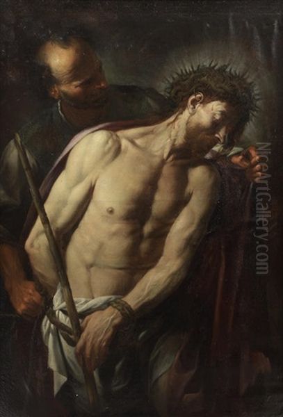 The Mocking Of Christ by Francesco Rosa