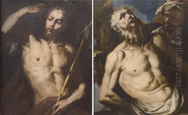 Saint John The Baptist by Francesco Rosa