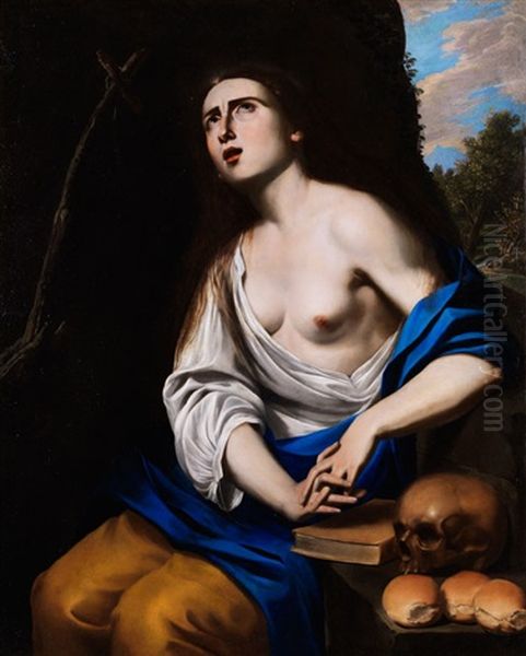 Die Heilige Magdalena Oil Painting by Francesco de Rosa