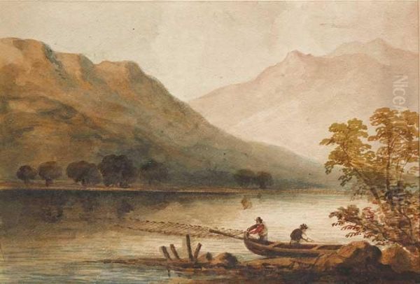 Upper Lake Of Killarney Oil Painting by John Claude Bosanquet