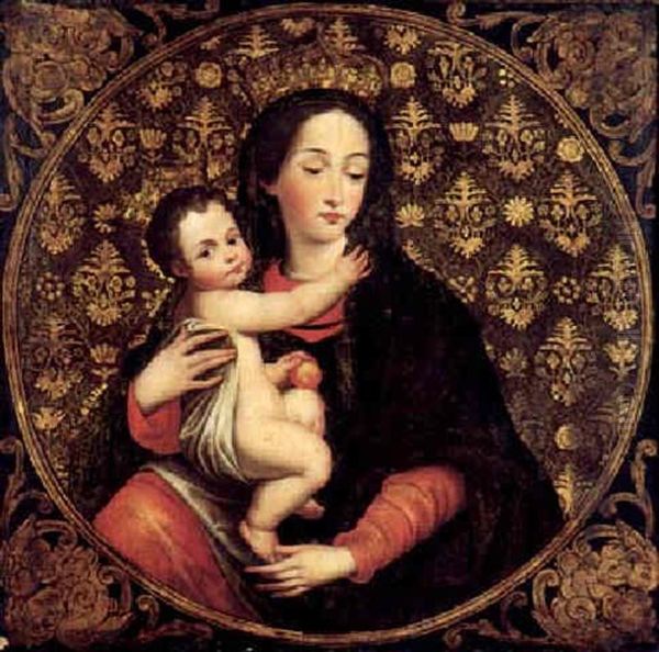 La Madonna Della Purita Oil Painting by Francesco de Rosa