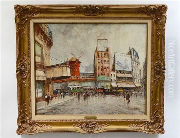 Place Blanche Oil Painting by Georges Rose