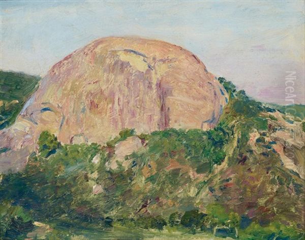 Eagle Rock Oil Painting by Guy Rose