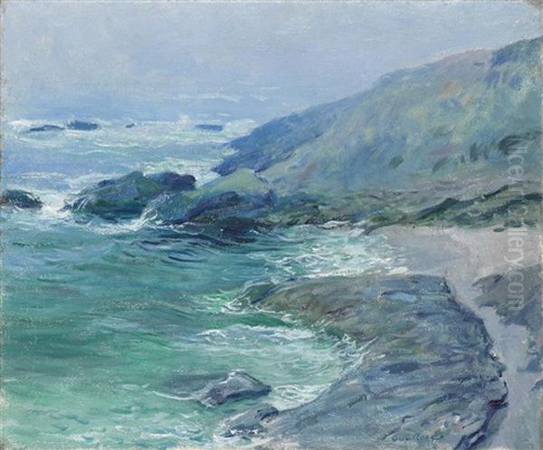 Woods, Cove, Laguna Oil Painting by Guy Rose