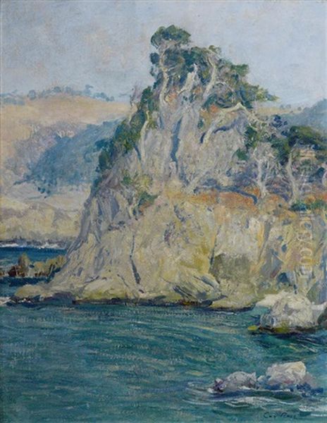 To Headland (carmel Coast) Oil Painting by Guy Rose