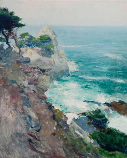 Out To Sea, Point Lobos Oil Painting by Guy Rose