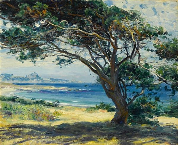 Wind Swept Pines Oil Painting by Guy Rose