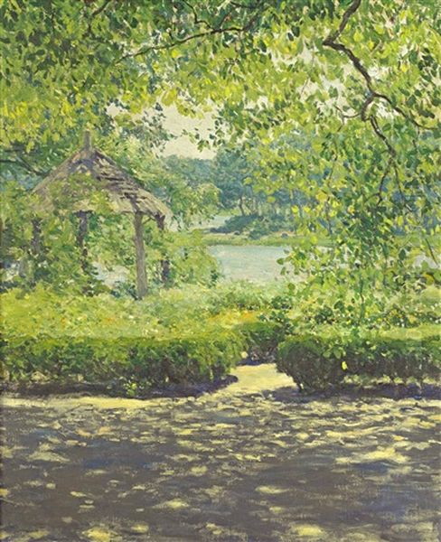 At Duck Cove Oil Painting by Guy Rose