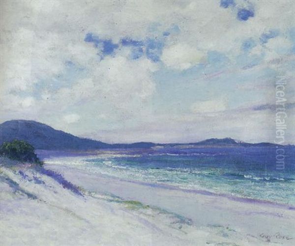 Breezy Day, Carmel Oil Painting by Guy Rose