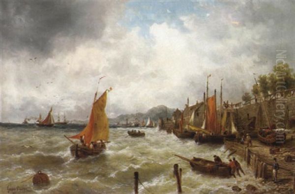 Motiv Aus Carlopage In Dalmatien Oil Painting by Julius Karl Rose