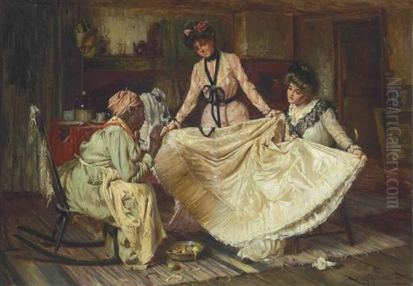 The Dressmaker Oil Painting by Harry Herman Roseland