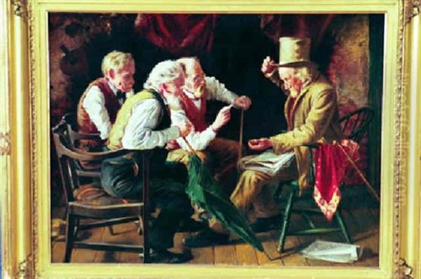 Arguing The Point Oil Painting by Harry Herman Roseland