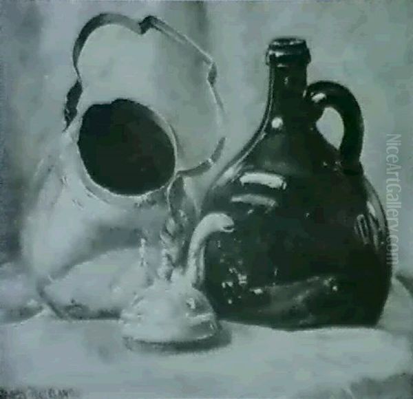 Still Life With Copper Kettle Oil Painting by Harry Herman Roseland