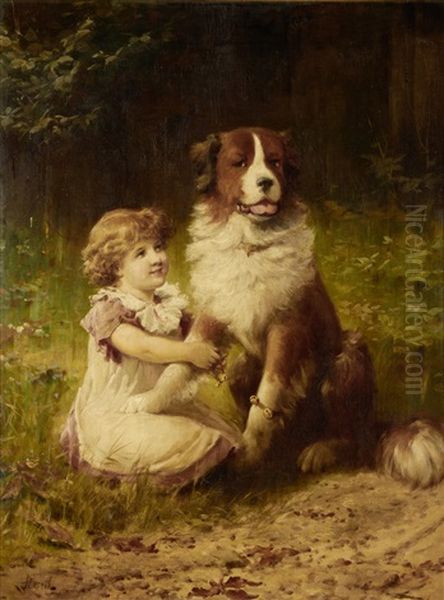 Best Friends Oil Painting by Alexander Rosell