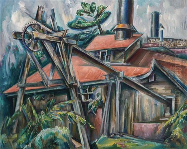 The Mill Oil Painting by Charles Rosen