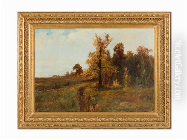 Autumn Landscape Oil Painting by Karl Rosen