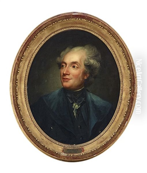 Portratt Av Giuseppe Balsamo, Greve Av Cagliostro Oil Painting by Alexander Roslin