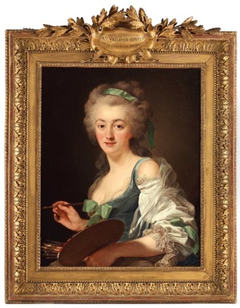 Anne Vallayer-coster (1744-1818) Oil Painting by Alexander Roslin