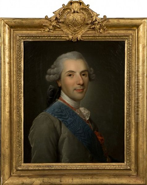 Portrait Du Dauphin Louis, Fils De Louis Xv Et De Marie Leszczynska by Alexander Roslin