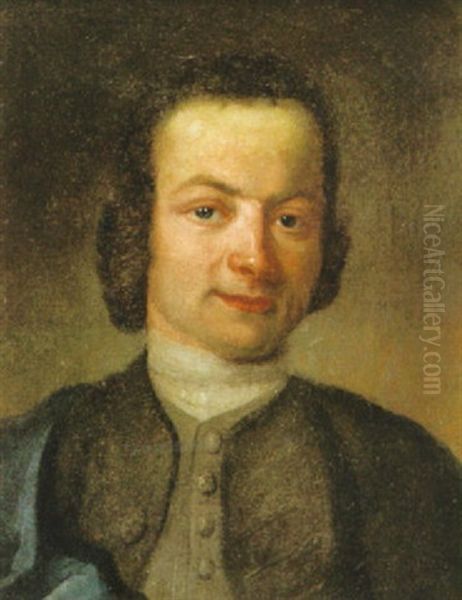 Hovslagaraldermannen Nicolas Bolm Oil Painting by Alexander Roslin