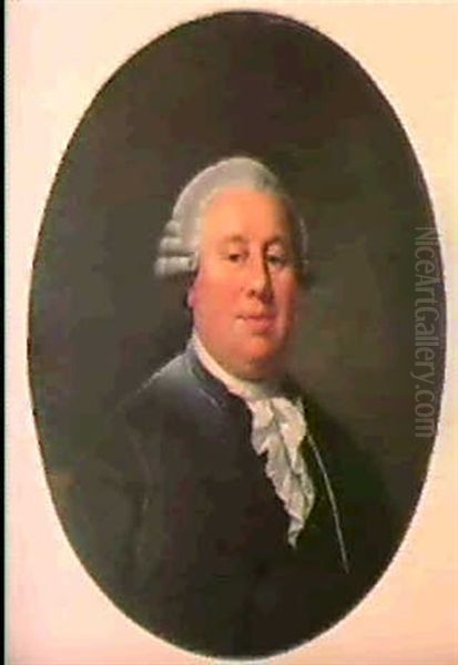 Portrait De Philippe-laurent De Joubert, Baron De Sommieres Et De Montredon (1729-1792) Oil Painting by Alexander Roslin