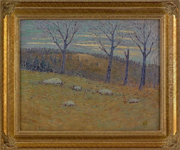 North Of Grassy Sprain, Yonkers, New York Oil Painting by James Ross