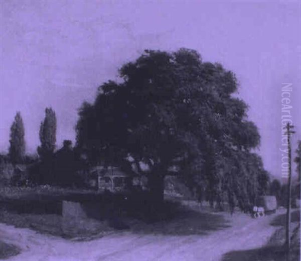 Alexander Muir's Home Oil Painting by John McPherson Ross