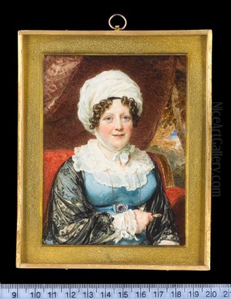 Isabella, Dowager Viscountess Harwarden, Nee Monck Oil Painting by Sir William Charles Ross