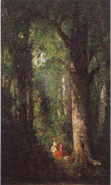 Sosta Nel Bosco Oil Painting by Federico Rossano