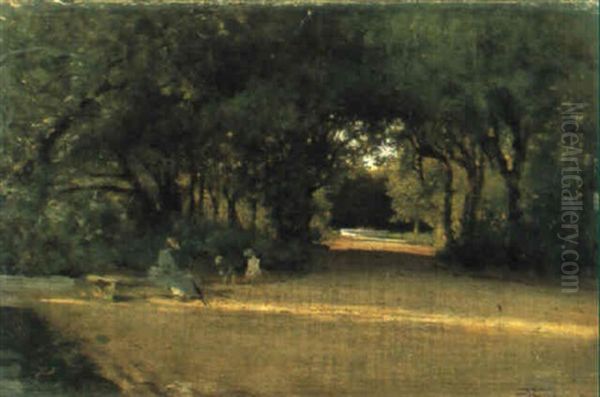 Nel Parco Oil Painting by Federico Rossano