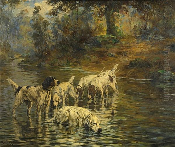 The Cooling Stream Oil Painting by Percival Leonard Rosseau