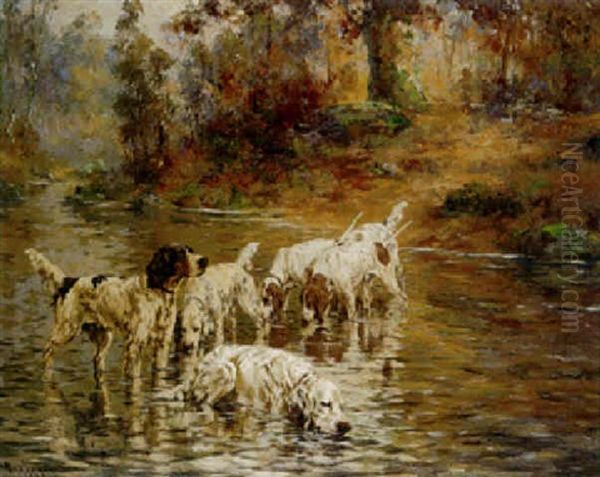 The Cooling Stream Oil Painting by Percival Leonard Rosseau