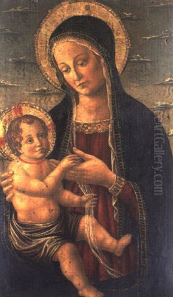 Madonna  Col Bambino by Bernardo di Stefano Rosselli