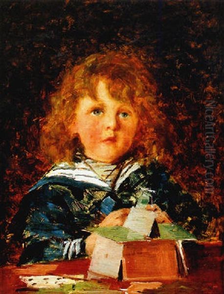 A Portrait Of A.r. Dreoser Junior, Aged Four by Alexander M. Rossi