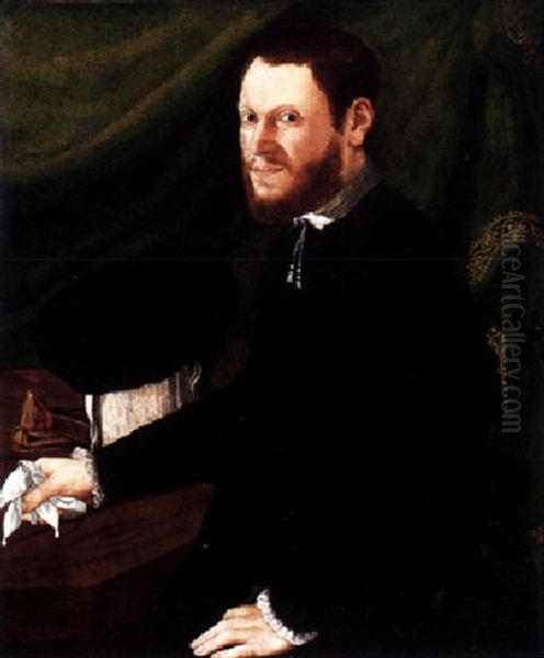 Portrait Of A Gentleman Oil Painting by Francesco del Rossi (Salviati)