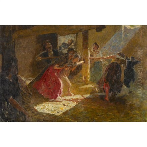 Il Mosto Oil Painting by Luigi Rossi