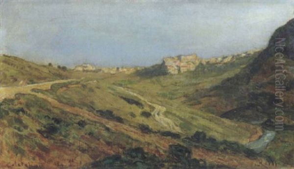 Landschaft Bei Calatafimi Oil Painting by Luigi Rossi