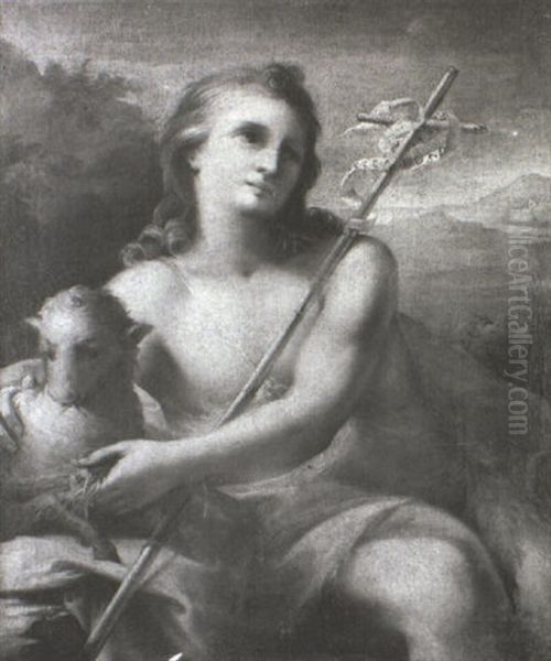 St. John The Baptist Oil Painting by Mariano Rossi