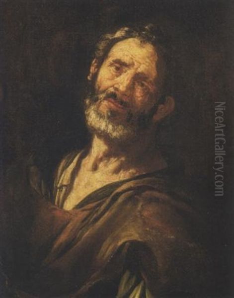 Ritratto Di Filosofo Oil Painting by Nunzio Rossi