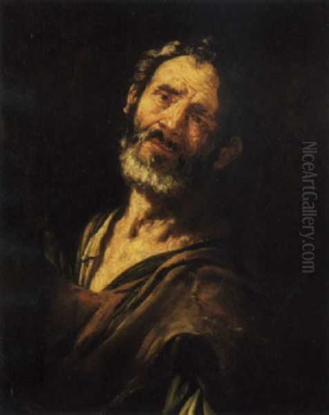 Ritratto Di Filosofo Oil Painting by Nunzio Rossi