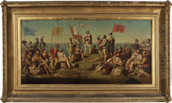 The Discoverers Oil Painting by Thomas Prichard Rossiter