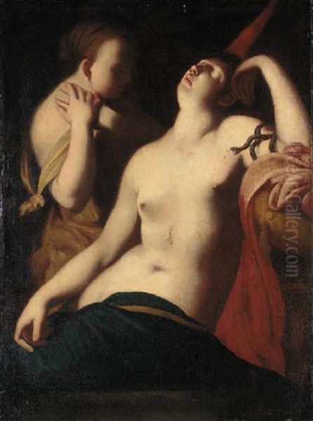 The Death Of Cleopatra Oil Painting by  Rosso Fiorentino (Giovanni Battista di Jacopo)