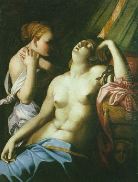 Cleopatre Oil Painting by  Rosso Fiorentino (Giovanni Battista di Jacopo)