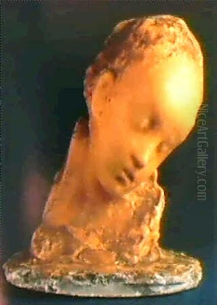 Bambino Malato Oil Painting by Medardo Rosso