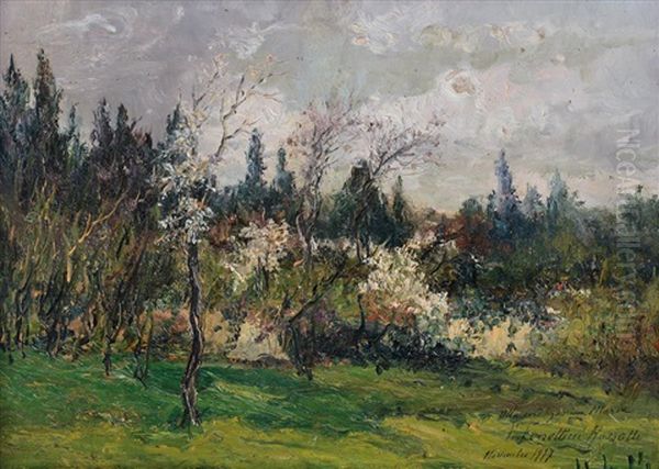 Primavera Sulle Colline Di Torino by Emilia Ferrettini Rossotti