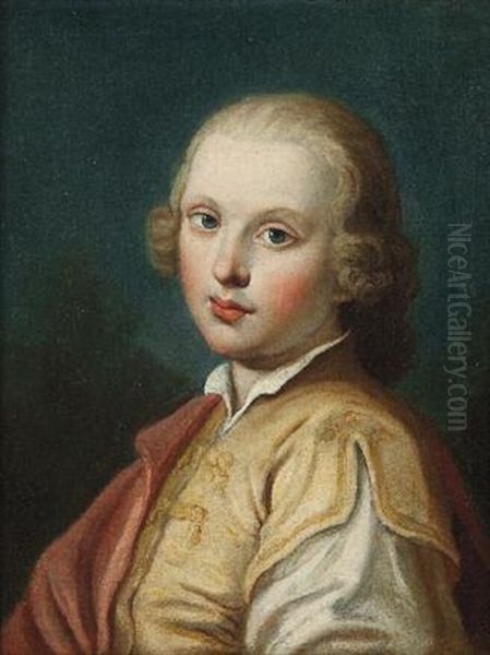 Ritratto Di Giovane Oil Painting by Pietro Antonio Rotari